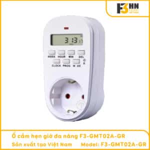 Ổ cắm hẹn giờ đa năng F3-GMT02A-GR
