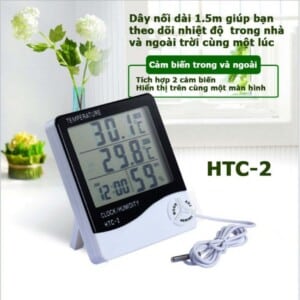 Nhiệt ẩm kế điện tử HTC-2 Nhiệt ẩm kế điện tử HTC-2