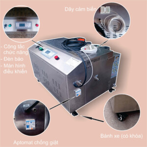 Máy phun sương tạo ẩm siêu âm inox F3-UH70 may phun suong tao am veloci UH70 03