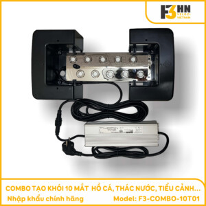 Combo tạo khói siêu âm 10 mắt hồ cá, thác nước, tiểu cảnh F3-NS-10T01-01