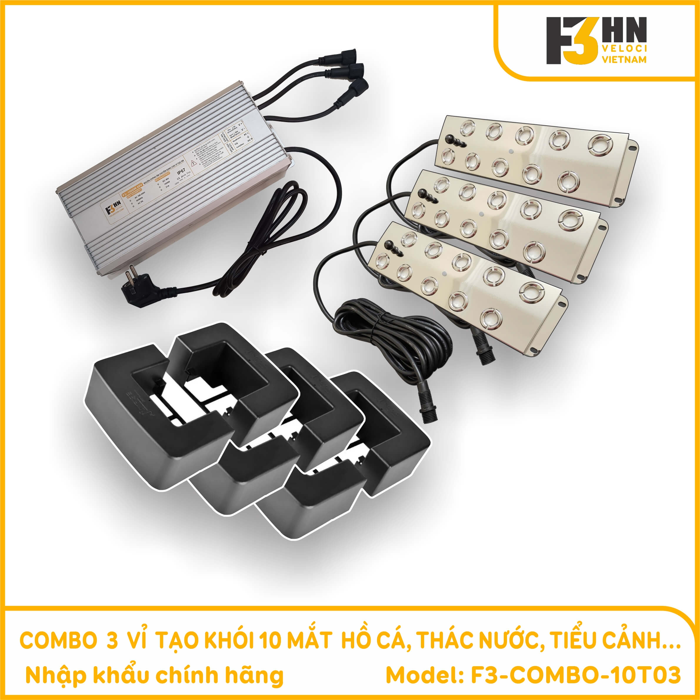 Combo tạo khói siêu âm 3 vỉ 10 mắt hồ cá, thác nước, tiểu cảnh F3-NS-10T03 Combo tạo khói siêu âm 3 vỉ 10 mắt hồ cá, thác nước, tiểu cảnh F3-NS-10T03-01