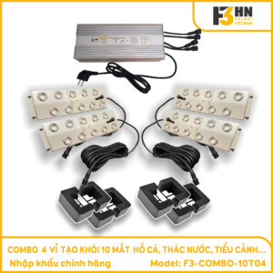 Combo tạo khói siêu âm 4 vỉ 10 mắt hồ cá, thác nước, tiểu cảnh F3-NS-10T04-01