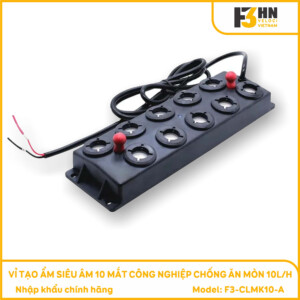Vỉ tạo ẩm siêu âm 10 mắt công nghiệp chống ăn mòn 10lh model F3-CL-MK10-A-01