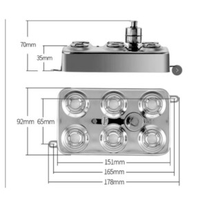Vỉ tạo ẩm siêu âm 6 mắt model F3-RM6D48F Vỉ tạo ẩm siêu âm 6 mắt model F3-RM6D48F-03