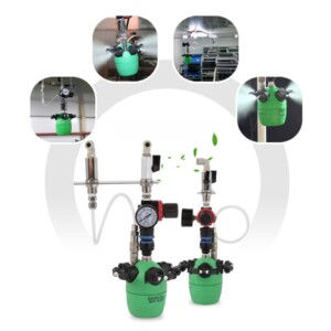 ứng dụng bộ phun sương tạo ẩm hai chất lỏng- phun sương khô công nghiệp kiểu Nhật