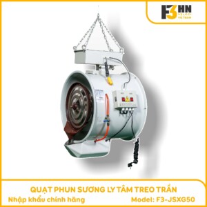 Quạt phun sương ly tâm treo trần 01